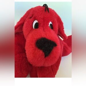 Vintage 1997 Clifford The Big Red Dog Scholastic Sidekicks 21” Plush Book Fair